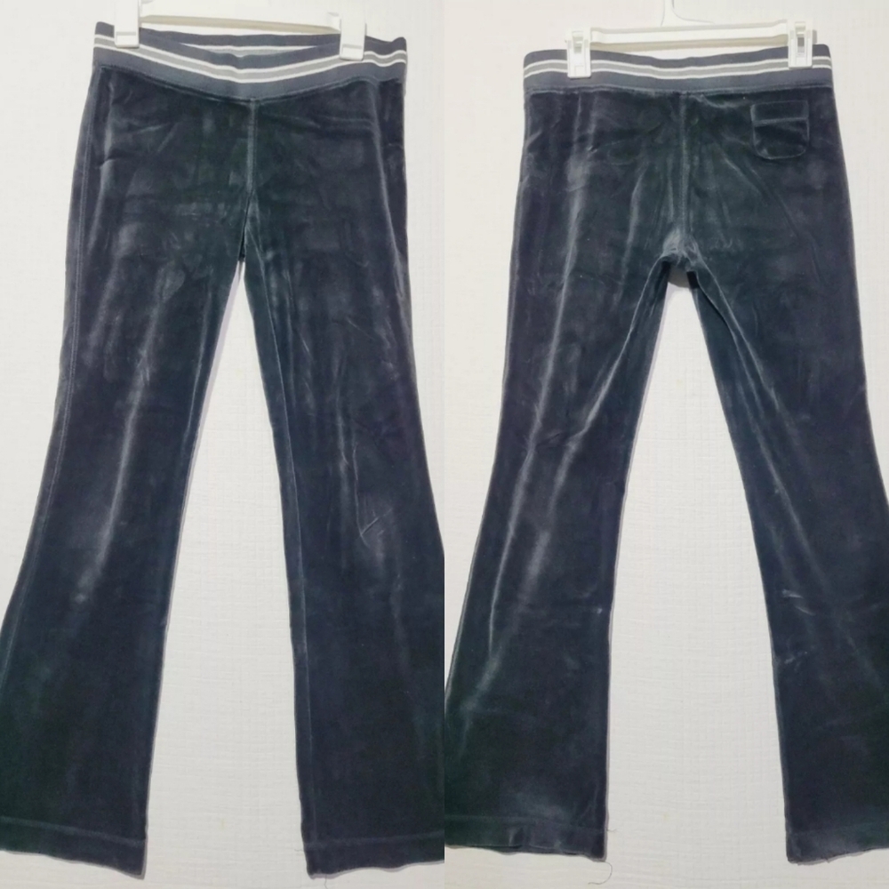 Express Women’s SMALL Black Velour Velvet Stretch Leggings in Size S low rise